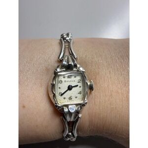 Vintage Bulova 1955 L5 silver tone
